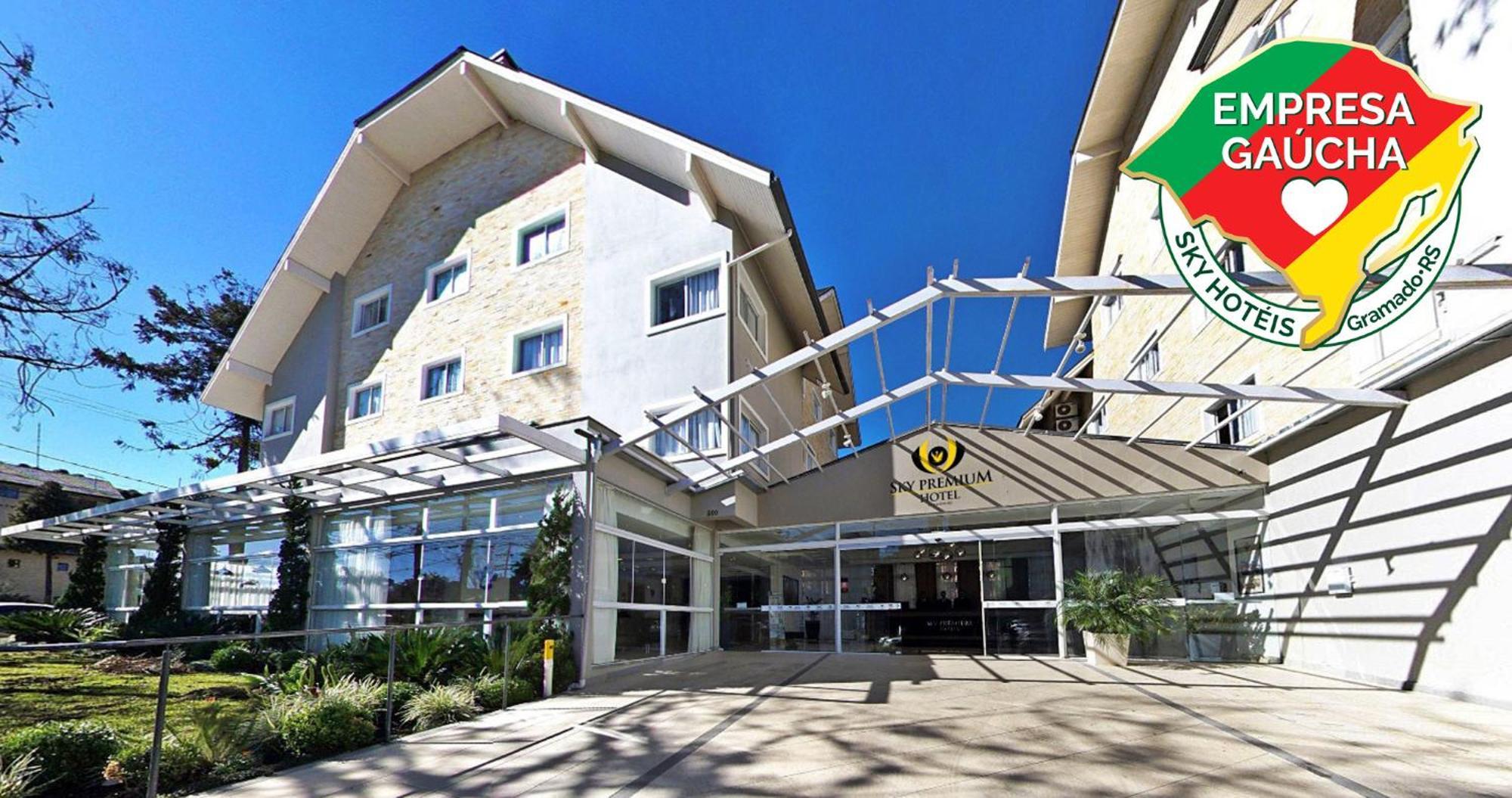 Sky Premium Hotel Gramado - Otima Localizacao ภายนอก รูปภาพ